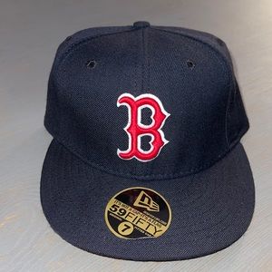 New Era 59Fifty Boston Red Sox Fitted Hat Size 7